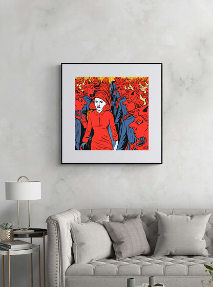 Walking Through the Flames